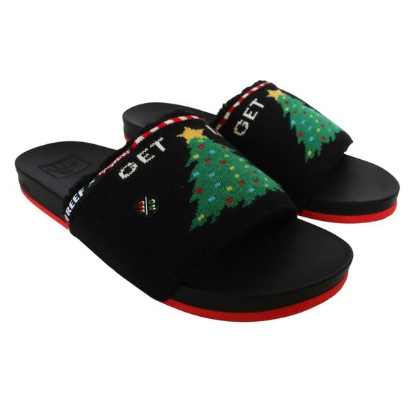 New REEF Scout X Tipsy Elves Get Lit Christmas Sandals Women 8 - Picture 1 of 10